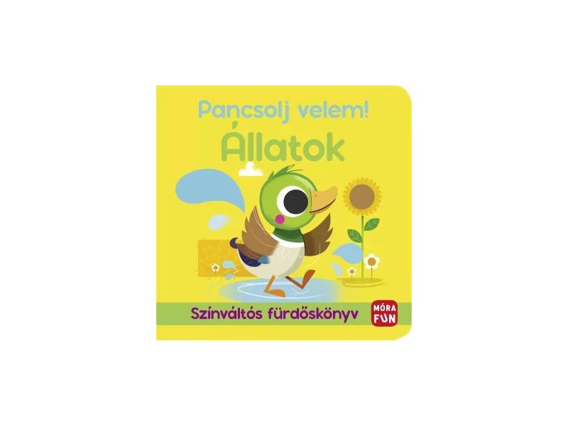 Pancsolj velem! színváltós fürdőskönyv - Állatok, 15x15 cm