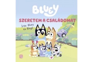Bluey: Szeretem a családomat - borító