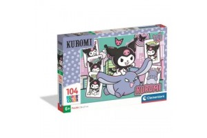 Kuromi 2025 puzzle - 104 darabos, kirakott kép 38 x 27 cm