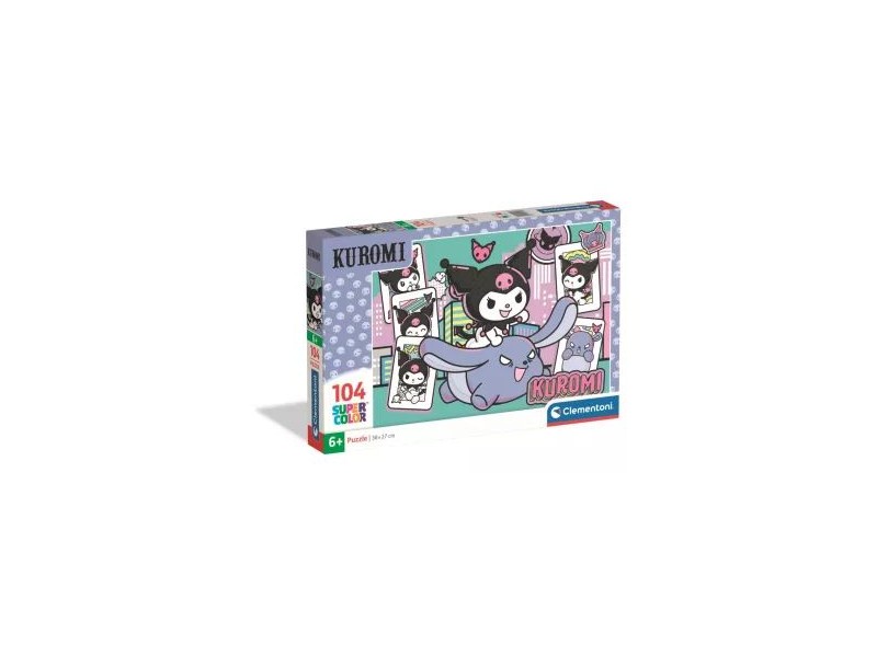 Kuromi 2025 puzzle - 104 darabos, kirakott kép 38 x 27 cm