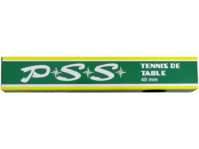 PSS pingpong labda 6 darabos készlet - fehér