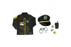 Rendőr jelmez 3-7 éves gyerekeknek