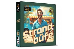 Strandbüfé társasjáték - doboz és kártyák