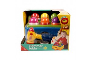 Kalapácsos zenélő készségfejlesztő játék