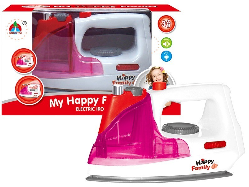 Játék vasaló - rózsaszín-fehér