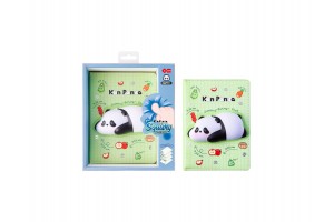 Pandás squishy füzet, 96 oldalas