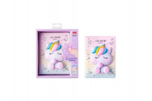 Unikornisos squishy füzet – választható színek