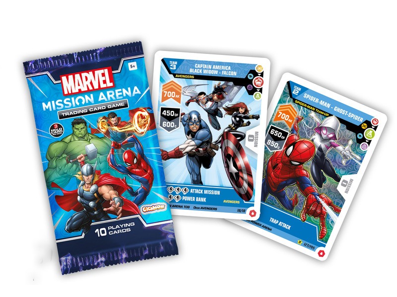 Marvel trading kártya 10 db – Marvel Mission Arena