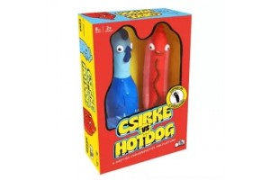 Csirke vs. játék – csirke és hotdog figura