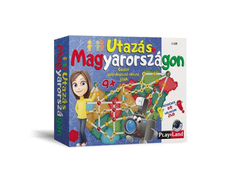 Utazás Magyarországon társasjáték doboz