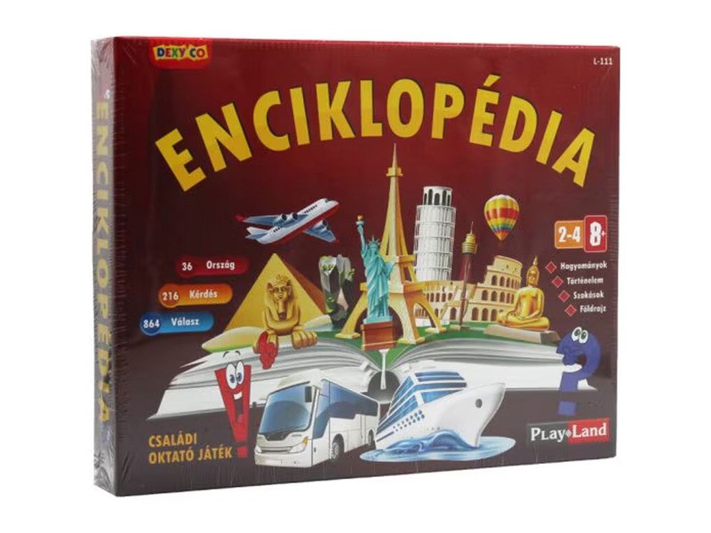 Enciklopédia társasjáték doboza