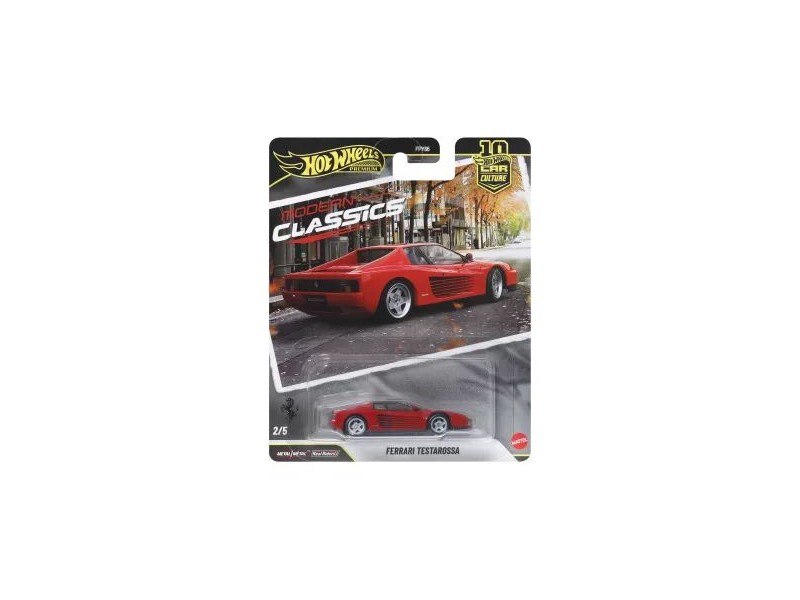 Hot Wheels Ferrari Testaros 1:64 - prémium kisautó