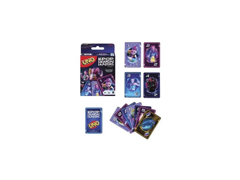 UNO: K-Pop Demon Hunters – neon dizájn, Rumi Mira Zoey