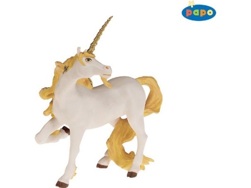 Papo arany unikornis figura 39018 (9,8×4,4×12,6 cm)