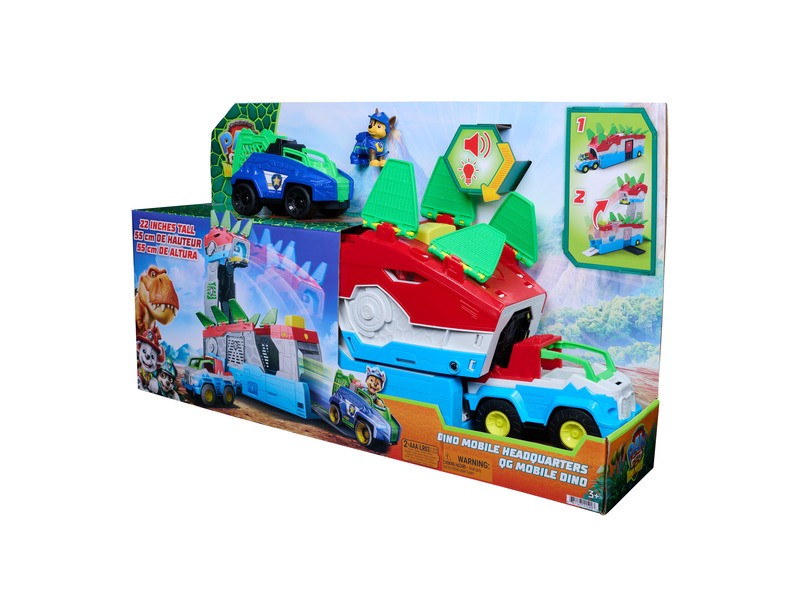 Mancs Őrjárat Dino mobil főhadiszállás játék
