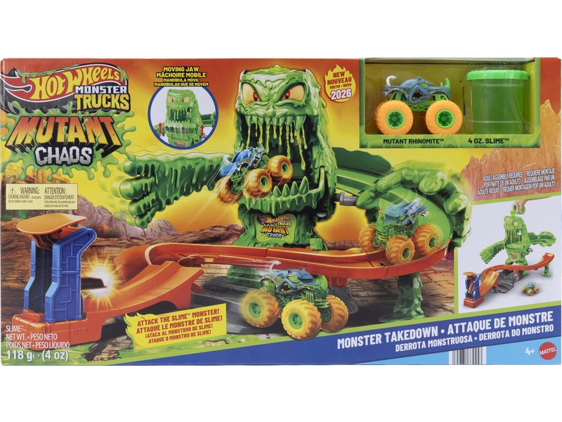 Hot Wheels Monster Trucks slimeszörny pályaszett