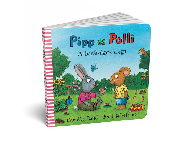 Pipp és Polli — Illusztráció a barátságos csigáról