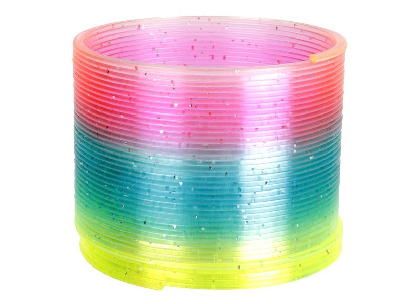 Színes bolondrugó – retró spirál játék