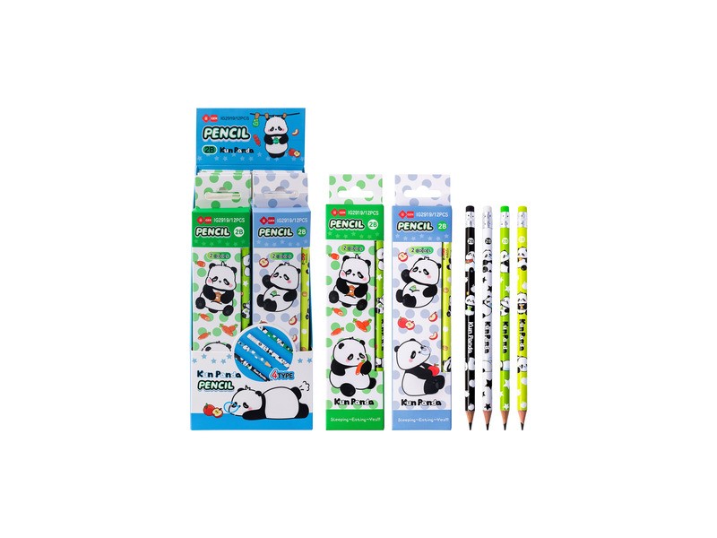 Pandás ceruzaszett - pandamintás ceruzák