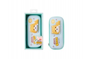 Kutyás squishy tolltartó - puha, nyomkodható