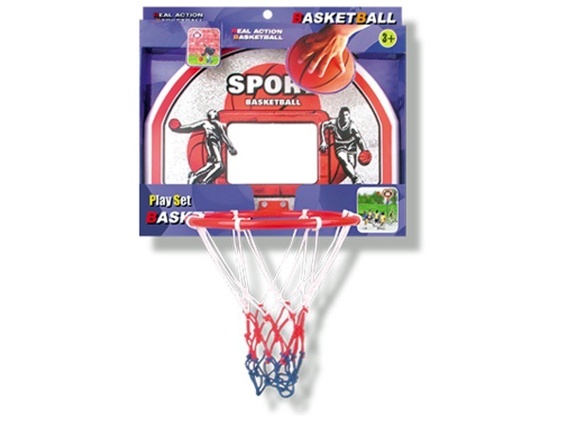 Műanyag kosárlabda palánk felhajtható gyűrűvel