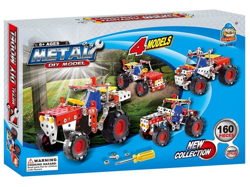 Fémépítő 4in1 - 160 db munkagépek