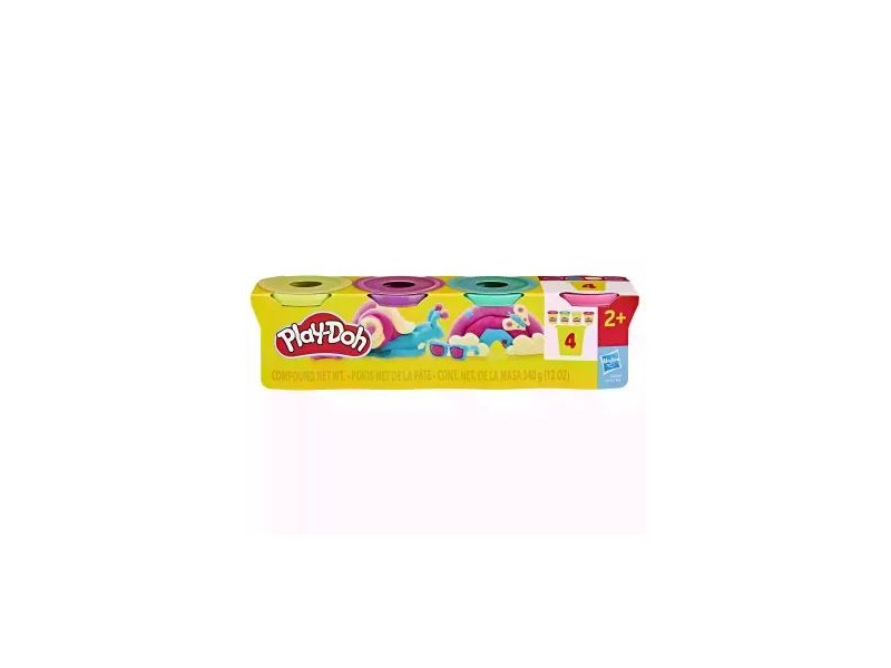 Play-Doh 4 tégely — klasszikus színek, 340 g