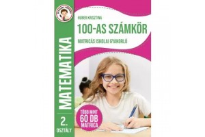 100-as számkör matricás gyakorló - 2. osztály
