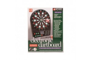 Kerekített elektromos darts tábla, 3 dobónyíllal