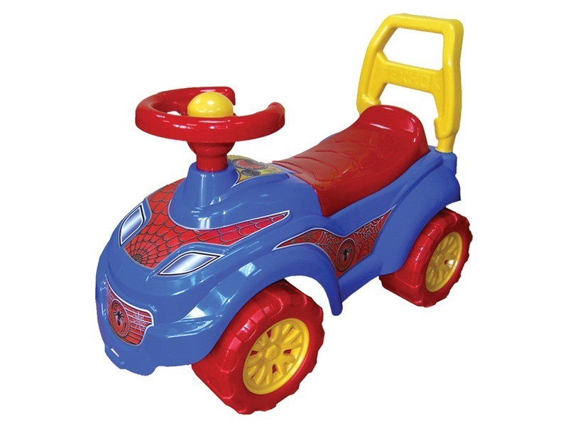 Kék kirándulós bébitaxi fiúknak — széles kerekek, csomagtartó