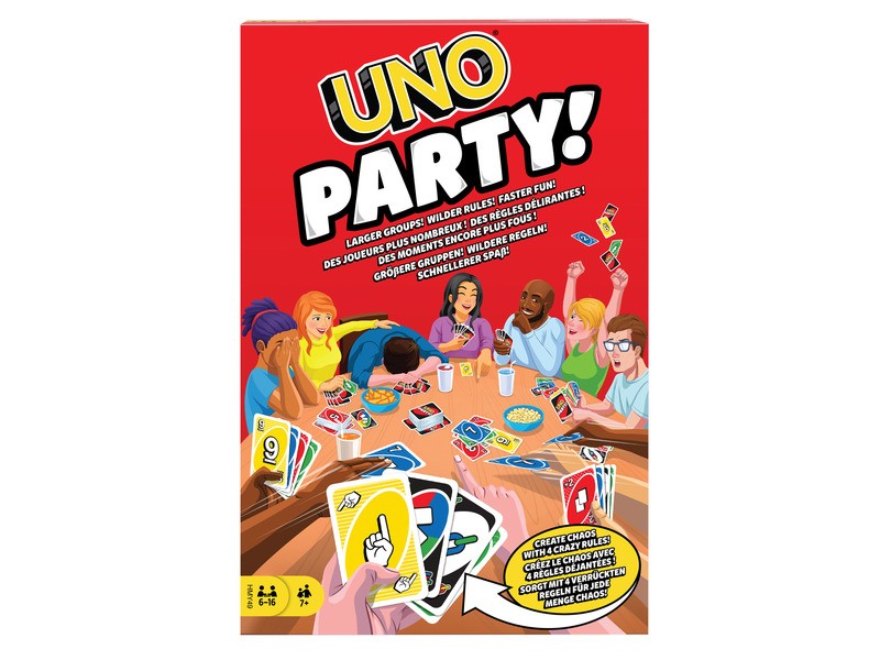 UNO Buli kártyajáték - színes családi és party játék
