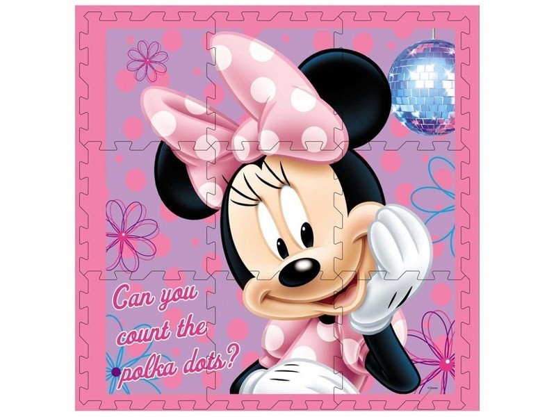 Disney Minnie és Daisy 9 db habszivacs szőnyeg