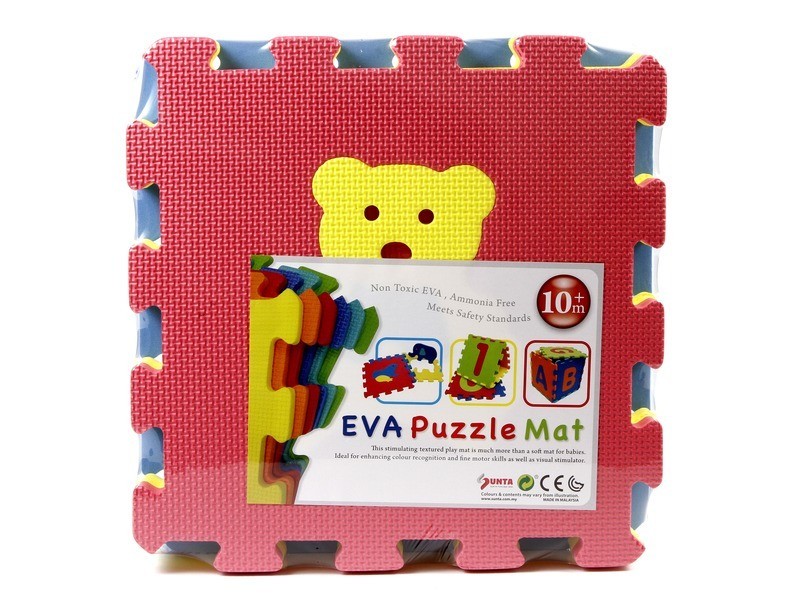 Állatos 10 db habszivacs szőnyeg 64x160 cm