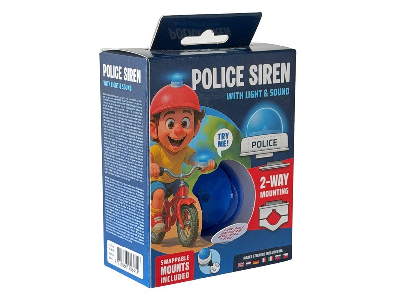 Bike Fun rendőrségi sziréna deluxe - bicikli csengő