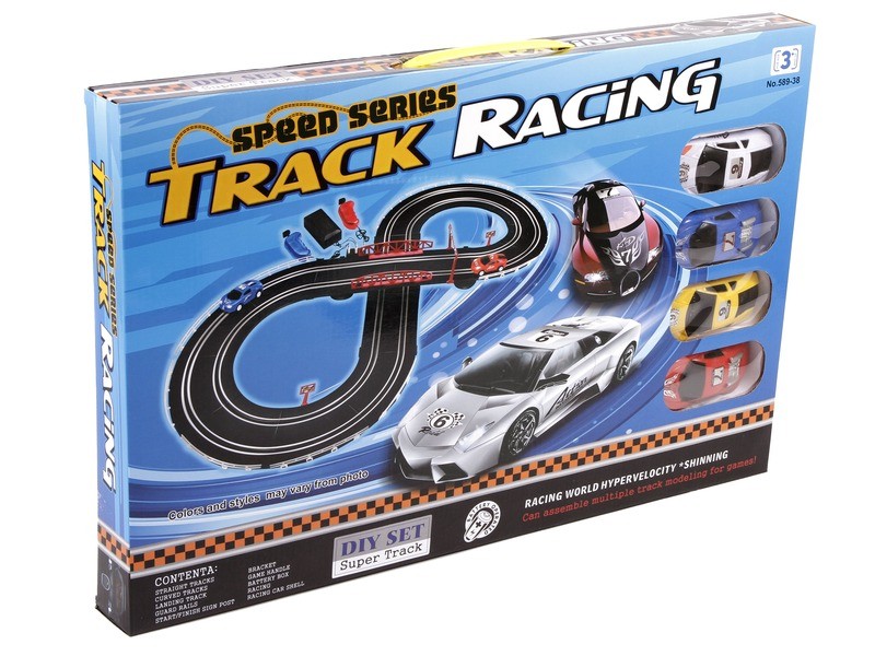 Track Racing elektromos autópálya - 2 autó