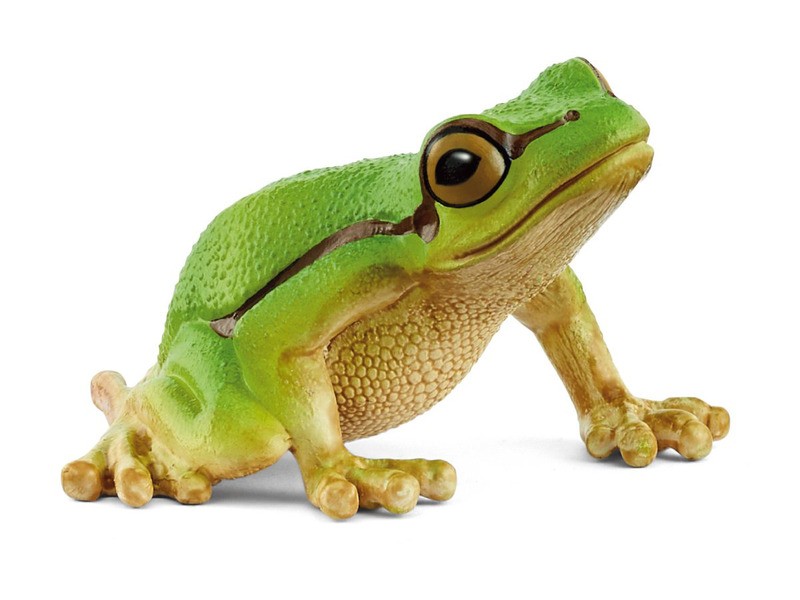 Schleich Európai levelibéka figura