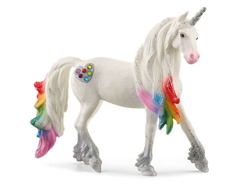 Schleich Rainbow Love unikornis - szivárványos figura