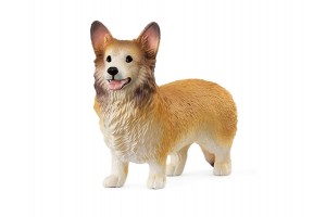 Schleich Welsh Corgi figura - barna-fehér