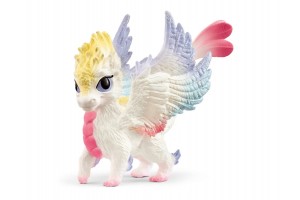 Schleich Szivárvány Sárkány Bébi figura – kézzel festett