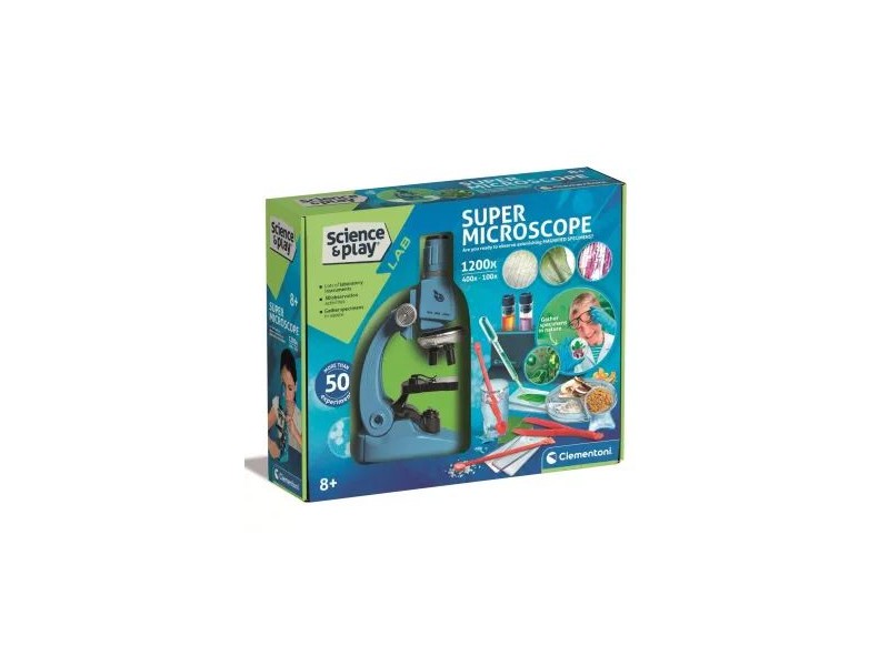 Clementoni szuper mikroszkóp, 50 kísérlet