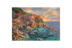 Manarola festmény puzzle - 2000 darab