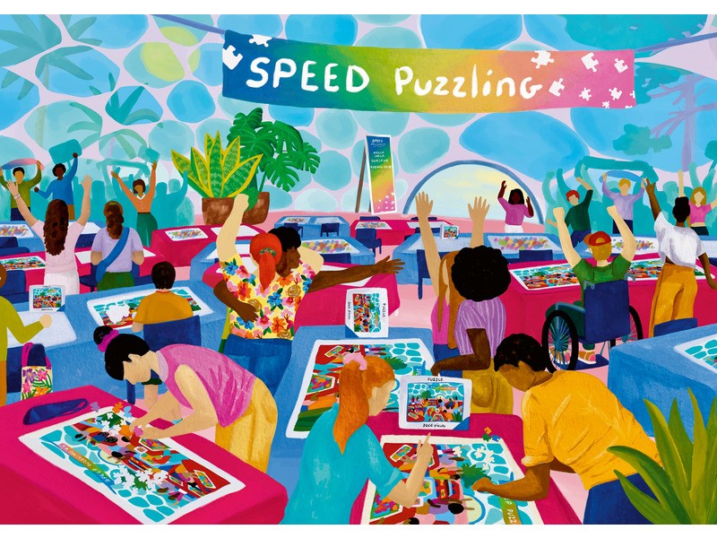 Puzzle 1000 db - WJPC 25 Speed Puzzling doboz