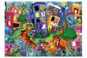 Puzzle 1000 db - Katicabogár út (WJPC 25)