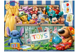 Puzzle 100 db - Pixar karakterek