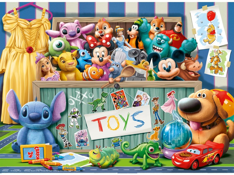 Puzzle 100 db - Pixar karakterek