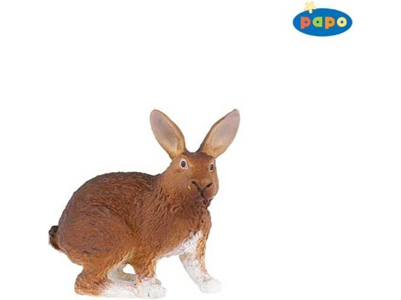 Papo barna nyúl 51049 - kézzel festett figura