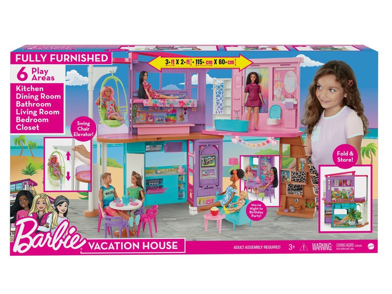 Barbie Malibu álomház 115 x 60 cm