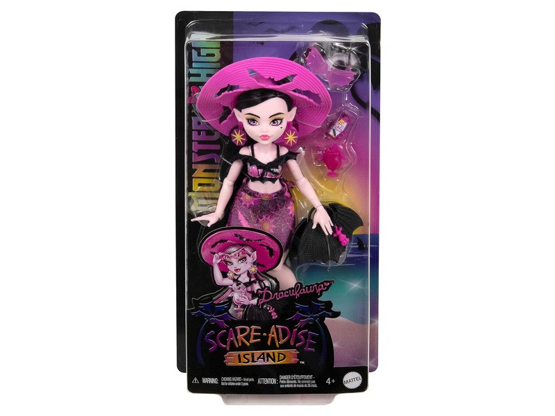 Monster High Draculaura Scareadise baba – 28 cm