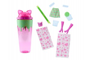 Barbie Slime Reveal Állati buli - Cica figura és kiegészítők