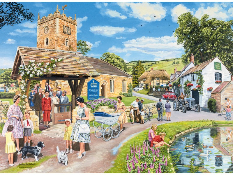 Puzzle 4x500 db - Boldog napok No3